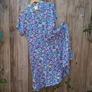 Vintage Bedford Fair Button Down Dress